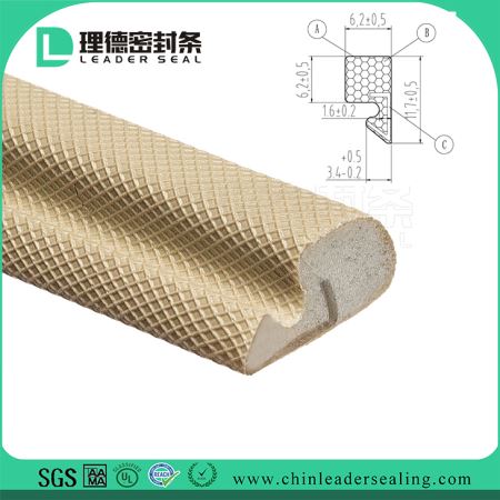 Vinyl Clad Weather Strip Foam Strip